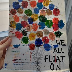 "We All Float On" Painting 🎈